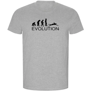 Kruskis Camiseta De Manga Corta Natacion Evolution Swim Eco Heather Grey S