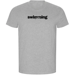 Kruskis Camiseta De Manga Corta Word Swimming Eco Heather Grey 2XL