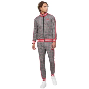 Lonsdale Survêtement Glatrigill White / Black / Red M Homme