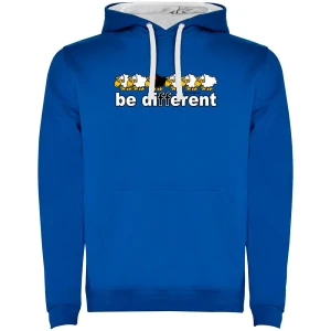 Kruskis Sudadera Con Capucha Be Different Swim Two-colour Royal Blue / White S