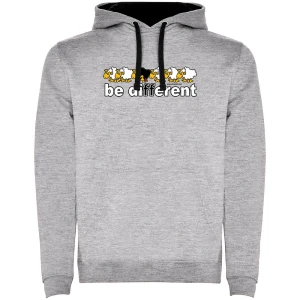 Kruskis Sweat à Capuche Be Different Train Two-colour Heather Grey / Black L