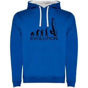 Kruskis Sweat à Capuche Evolution Windsurf Two-colour Royal Blue / White XL Homme
