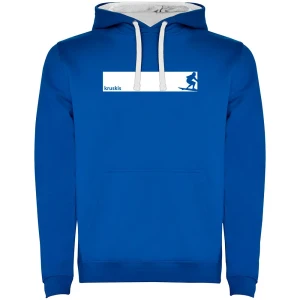 Kruskis Sweat à Capuche Frame Surf Two-colour Royal Blue / White 2XL Homme