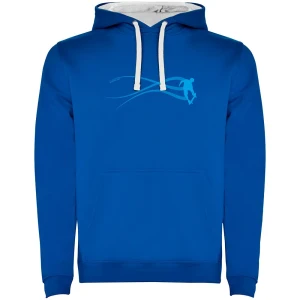 Kruskis Sweat à Capuche Stella Skate Two-colour Royal Blue / White 2XL Homme