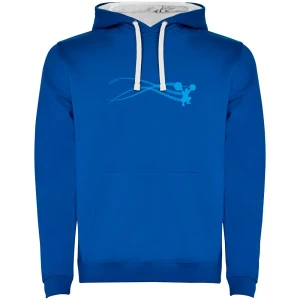 Kruskis Sweat à Capuche Stella Train Two-colour Royal Blue / White XL