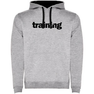 Kruskis Sweat à Capuche Word Training Two-colour Heather Grey / Black L
