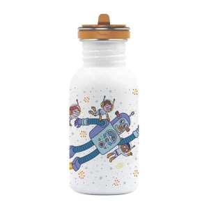 Laken Bouchon Espace Robot Bouteille Acier 500ml Multicolor One Size