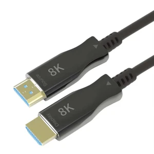 Euroconnex Câble Hdmi 2.1 En Fibre Optique 8k 15 M Black One Size unisex