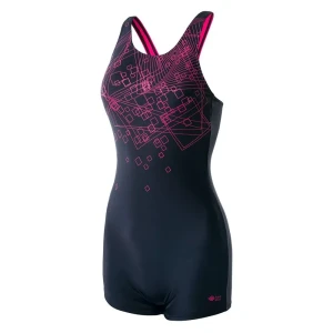 Aquawave Traje De Baño Qarakuma Geometric Print / Black / Raspberry Sorbet M