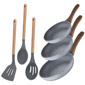 San Ignacio Ensemble De Poêles Et Ustensiles Daimiel 22x26x28 Cm 6 Unités Grey One Size