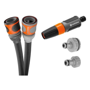 Gardena Kit Tuyau D´arrosage Hose Liano Life Set 15 M Black One Size