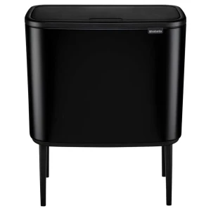 Brabantia Poubelle De Recyclage Bo Touch 11+23l Black One Size
