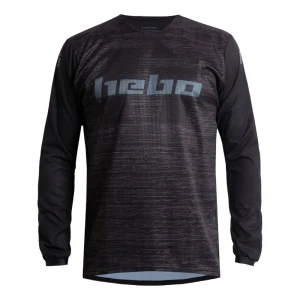Hebo Maillot De Manga Larga Scratch Black XL