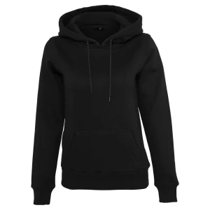 Build Your Brand Sweat à Capuche Organic Black 2XL Femme