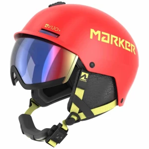 Marker Casco Con Visera Vijo+ Red / Yellow 47-51 cm