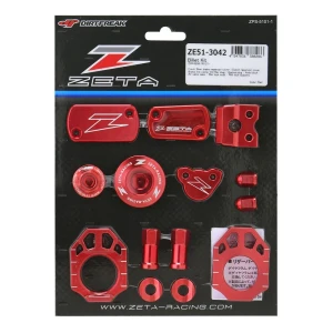 Zeta Kit De Accesorios Honda Ze51-3042 Red One Size
