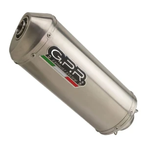 Gpr Exhaust Systems Silenciador Homologado Slip On Satinox Cf Moto 800 Mt Sport 22-24 Ref:e5.cf.11.sat Stainless Steel Brushed Stainless Steel