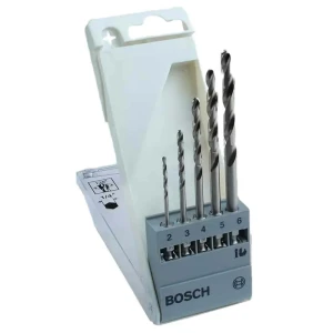 Bosch Accesorios Foret à Métaux Hss-g Hexagonal 2-6 5 Unités Grey One Size