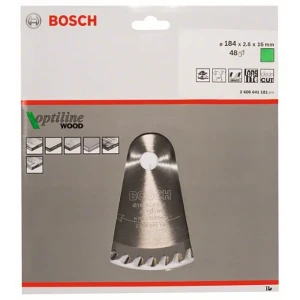 Bosch Accesorios Lame De Scie Circulaire Pour Bois Op Wo H 184x16-48 Grey One Size