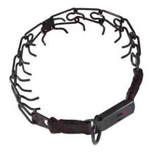 Sprenger Collar De Cadena De Castigo Con Candado Acero Inoxidable Black 52 cm