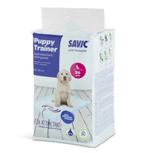 Savic Grandes Alèses D´entraînement Pour Chiots 30 Unités White One Size