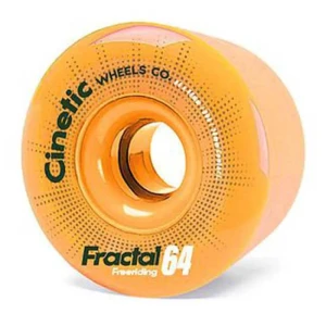 Cinetic Roues De Skateboard Fractal 80a Black 64 x 46 mm unisex