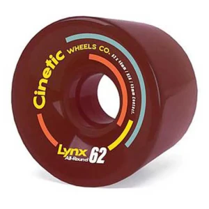 Cinetic Roues De Skateboard Lynx 82a Burgundy 62 x 46 mm unisex