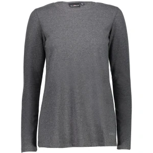 Cmp T-shirt à Manches Longues 39u3496 Black Melange M