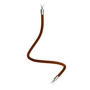 Cables Câble De Tuyau Creative Flex Rm13 60 Cm Satin Titanium / Brown 60 cm