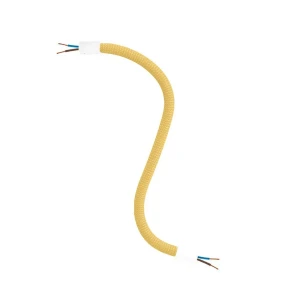 Cables Câble De Tuyau Creative Flex Rm79 30 Cm Matte White / Mustard 30 cm