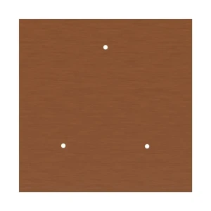 Creative Panel Dibond De Cobre Satinado Cvfq403tf108 Rose-one System Square Brown 400 mm