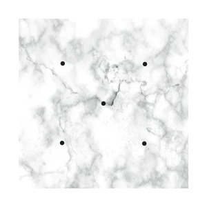 Creative Panel De Mármol Carrara Rose-one System Square Cvfq405pf105 White 400 mm