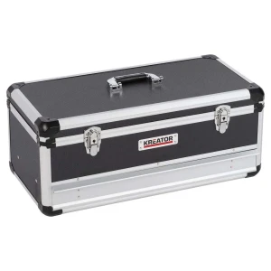 Kreator Mallette à Outils En Aluminium Krt640603b 620x255x300 Mm Black / Silver One Size