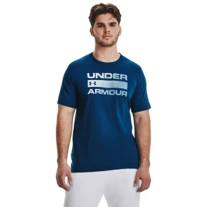 Under Armour T-shirt à Manches Courtes Team Issue Wordmark Varsity Blue 426 / White 100 / Blizzard 490 L