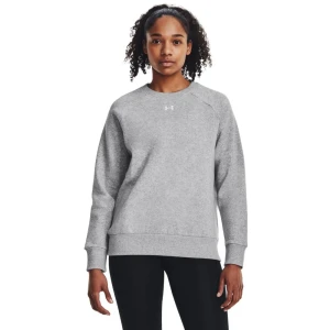 Under Armour Sweat-shirt Rival Fleece Crew Mod Gray Light Heather 011 / White 100 M