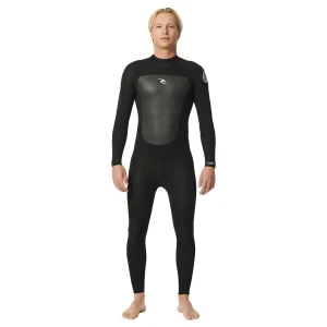 Rip Curl Combinaison Néoprène à Manches Longues Avec Fermeture éclair Dans Le Dos Omega 3/2 Mm Gb Steamer Slate MS Homme
