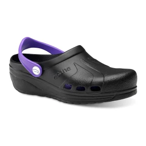 Feliz Caminar Sabots Asana Black / Lavender EU 42