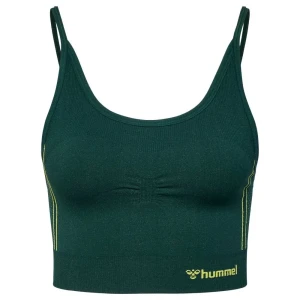 Hummel Soutien-gorge De Sport Top Seamless Deep Teal / Sulphur Spring XS