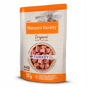 Nature´s Variety Nourriture Pour Chats Feline Adult Original Dinde 12x70g Multicolor 12x70g