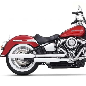 Rinehart Silenciador Slip On No Homologado 3.5´´ Harley Davidson Flde 1750 Abs Softail Deluxe 107 Ref:500-1210c Chrome Not Homologated