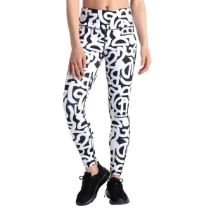 Dare2b Leggings Influential Black / White Grafity 58