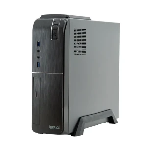 Iggual Boîtier Pc Micro Atx/itx Slim 500w 80plus Usb 3.0 Black One Size unisex