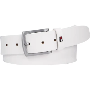 Tommy Hilfiger Ceinture New Denton 3.5 Cm Optic White 110 cm Homme