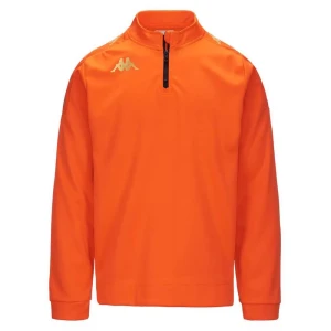 Kappa Sweat à Demi-zip Gassolo Orange Flame L