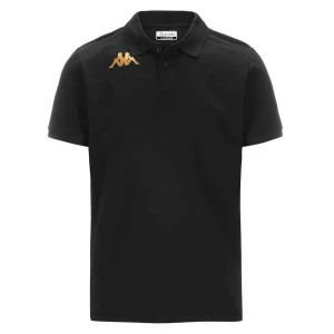 Kappa Polo à Manches Courtes Gastio Black 3XL Homme