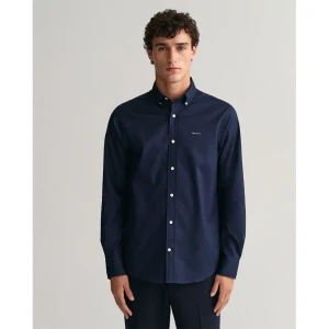 Gant Chemise à Manches Longues Reg Pinpoint Oxford Marine M Homme