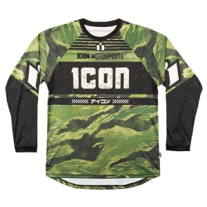 Icon Maillot De Manga Larga Tiger’s Blood Green M