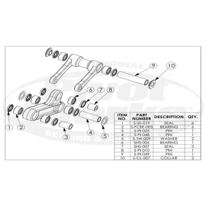 Pivot Works Kit De Reparación De Varillaje Suzuki Ltz 400 09-14 Silver One Size