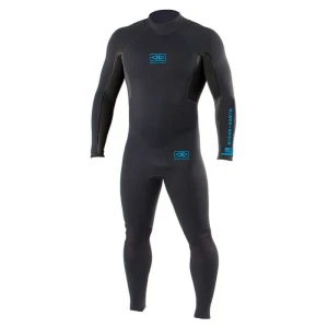 Ocean & Earth Combinaison Néoprène à Manches Longues Avec Fermeture éclair Dans Le Dos Surf School 5 Mm Blue MT Homme