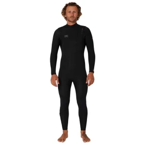 Ocean & Earth Combinaison En Néoprène à Manches Longues Avec Fermeture éclair Sur La Poitrine Zero 4/3 Mm Black XS Homme